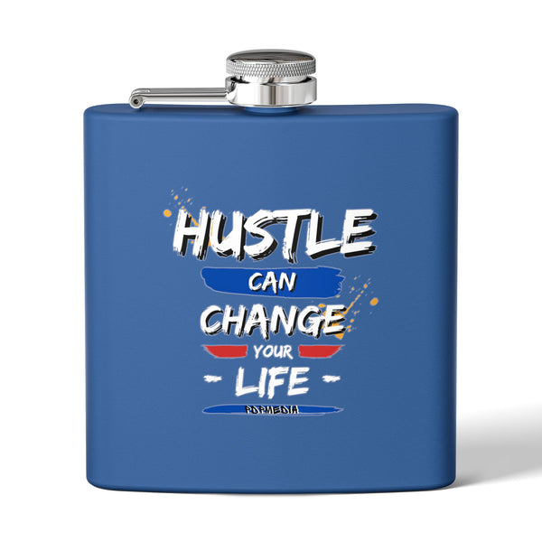 Flask, Hustle Mode - Stainless Steel 6oz (Change Your Life)
