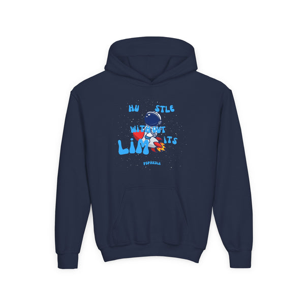 Hustle Mode (Kids) Youth Heavy Blend Hooded Hoodie - Without Limits