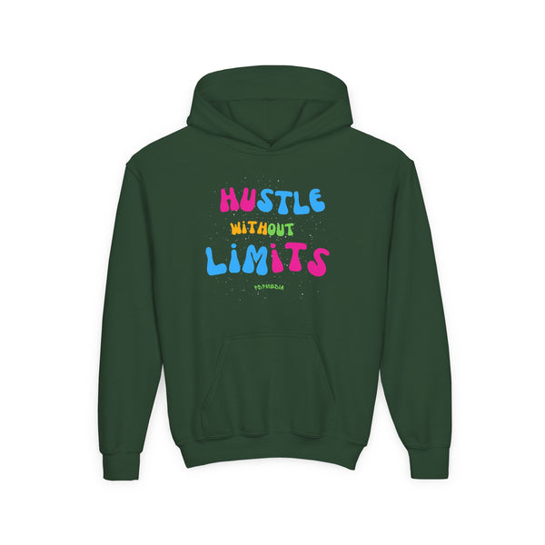 Hustle Mode Youth Heavy Blend Hooded Hoodie - Hustle Without Limits