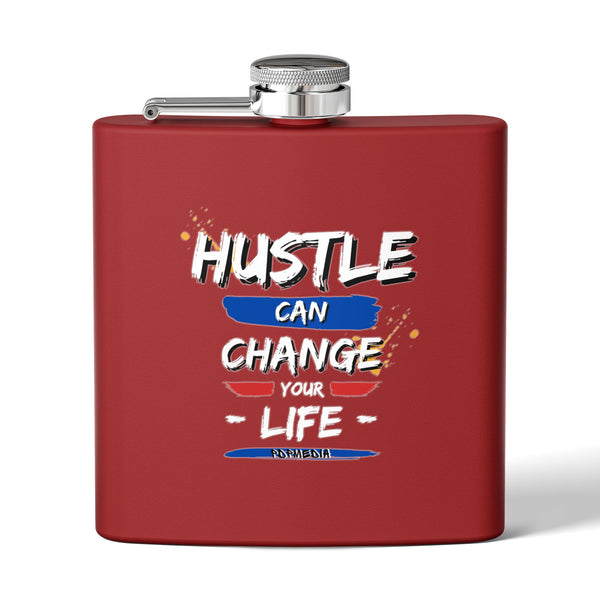 Flask, Hustle Mode - Stainless Steel 6oz (Change Your Life)