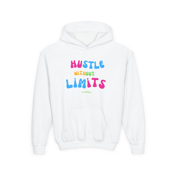 Hustle Mode Youth Heavy Blend Hooded Hoodie - Hustle Without Limits