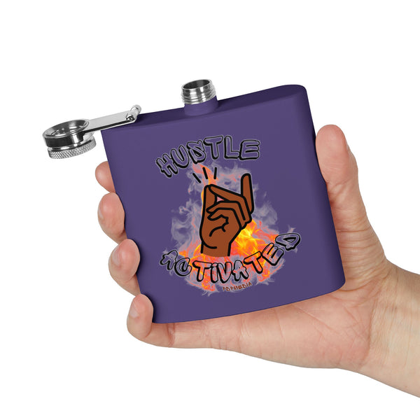 Flask, Hustle Mode - Stainless Steel 6oz (Hustle Activated)
