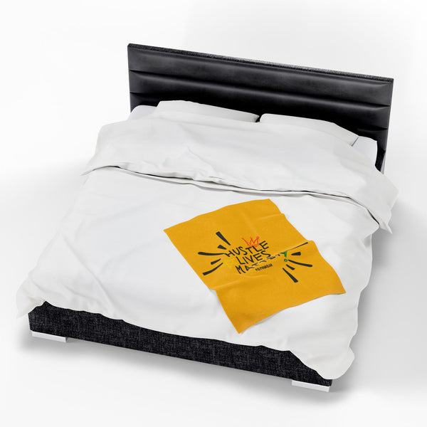 Hustle Mode Plush Blanket - Hustle Lives Matter