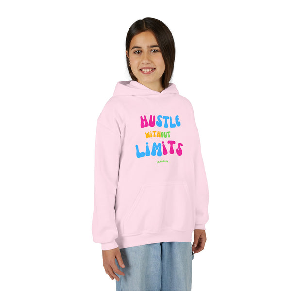 Hustle Mode Youth Heavy Blend Hooded Hoodie - Hustle Without Limits