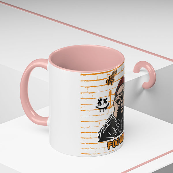 Hustle Mode Coffee Mug - Focused Black Crown (11, 15oz) (Gift)