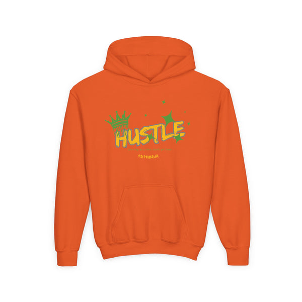 Hustle Mode (Kids) Youth Heavy Blend Hooded Hoodie - King Hustle