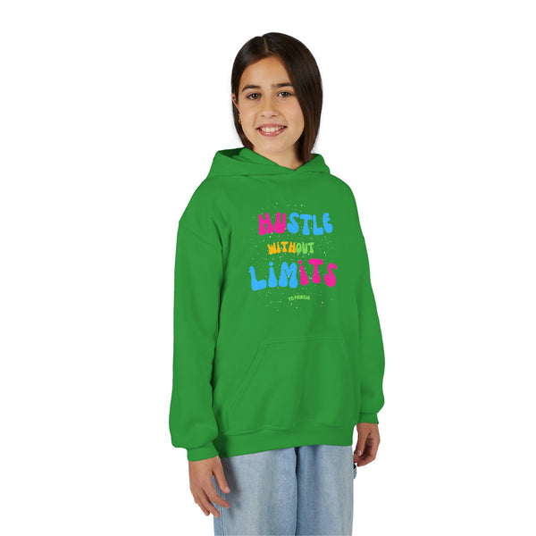 Hustle Mode Youth Heavy Blend Hooded Hoodie - Hustle Without Limits