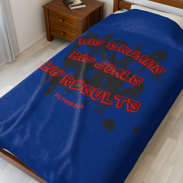 Hustle Mode Plush Blanket - Big Dreams
