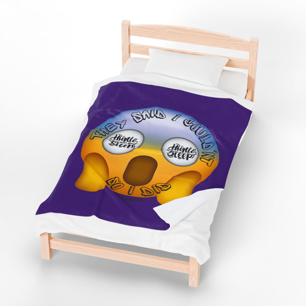 Hustle Mode Plush Blanket - They Said I Couldn't
