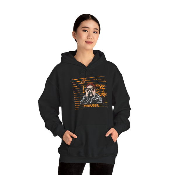 Hustle Mode Hoodie - Focused Black Crown