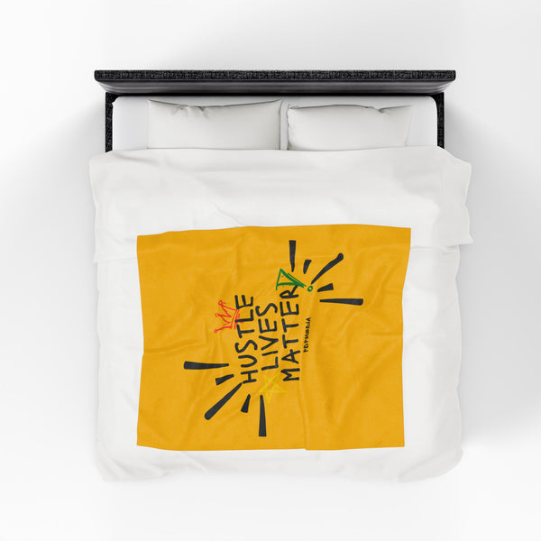 Hustle Mode Plush Blanket - Hustle Lives Matter