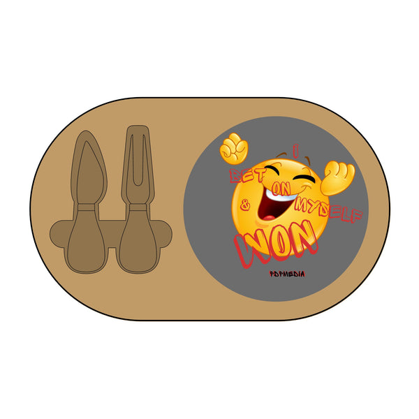 Charcuterie Board - Bet on Myself (Engraving) - Hosting Experience Upgrade Acacia Wood Slate Cheese Lovers Entertaining Statement Piece