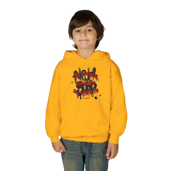 Hustle Mode (Kids) Youth Heavy Blend Hooded Hoodie - Big Dreams