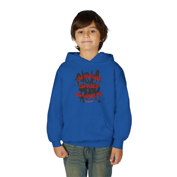 Hustle Mode (Kids) Youth Heavy Blend Hooded Hoodie - Big Dreams