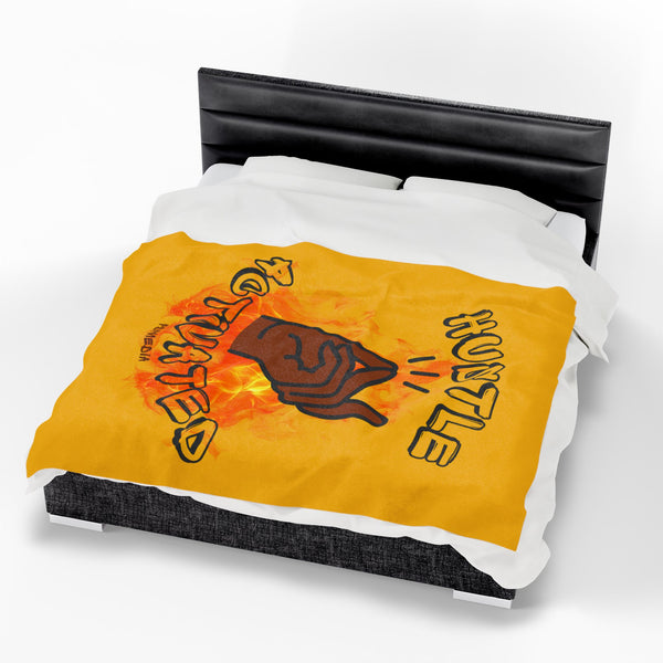 Hustle Mode Plush Blanket - Activated