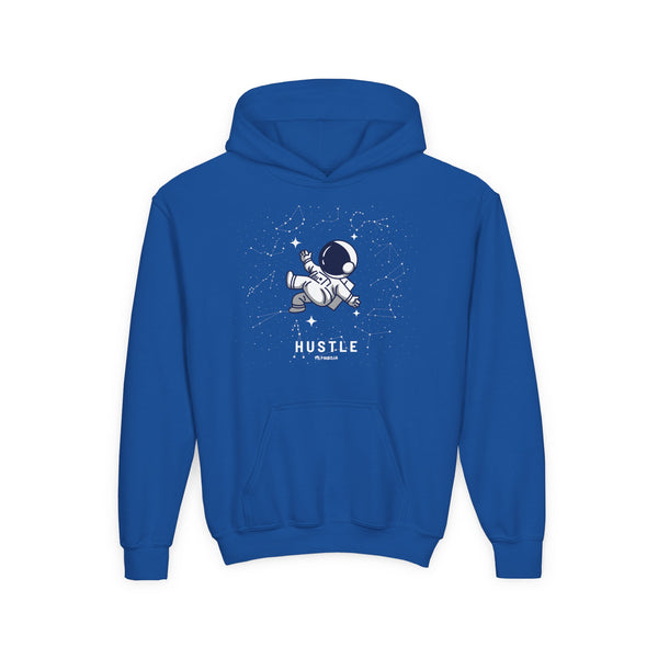 Hustle Mode (Kids) Youth Heavy Blend Hooded Hoodie - Astronaut