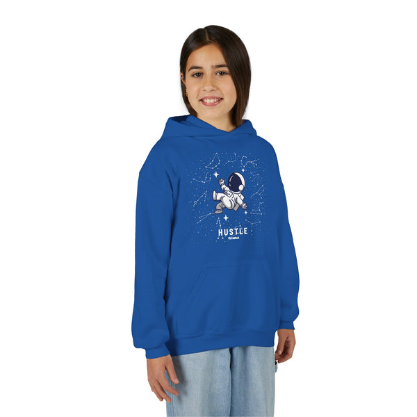 Hustle Mode (Kids) Youth Heavy Blend Hooded Hoodie - Astronaut