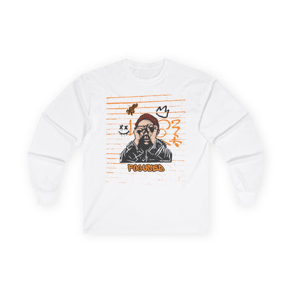 Hustle Mode Long Sleeve - Focused Black Crown