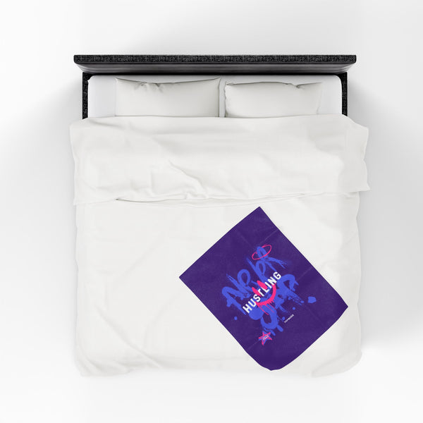 Hustle Mode Plush Blanket - Never Stop