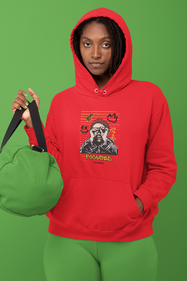 Hustle Mode Hoodie - Focused Black Crown