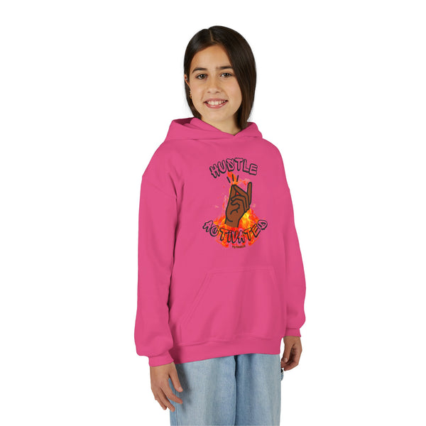 Hustle Mode (Kids) Youth Heavy Blend Hooded Hoodie - Activated