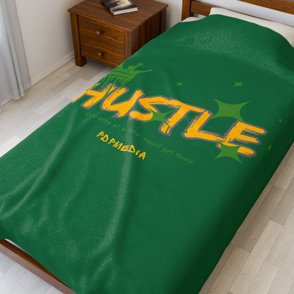 Hustle Mode Plush Blanket - King Hustle
