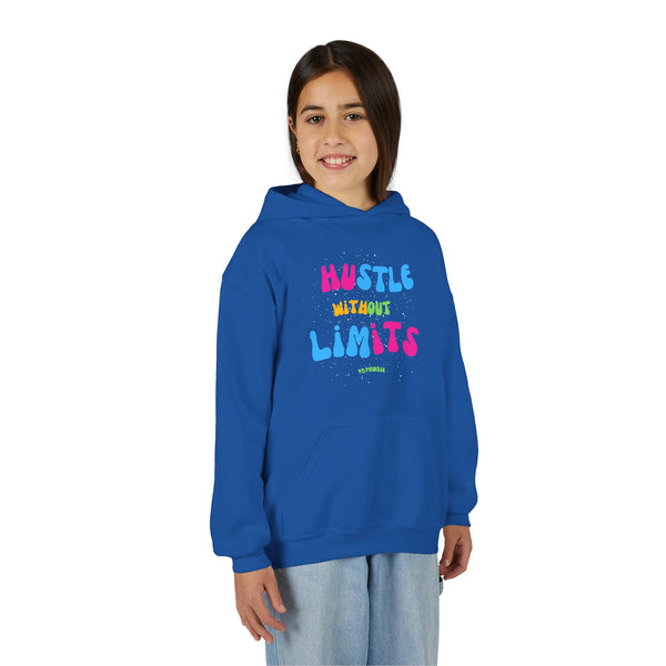 Hustle Mode Youth Heavy Blend Hooded Hoodie - Hustle Without Limits