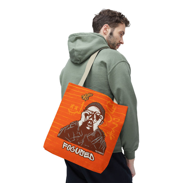 Hustle Mode Tote Bag - Focused Yellow Crown