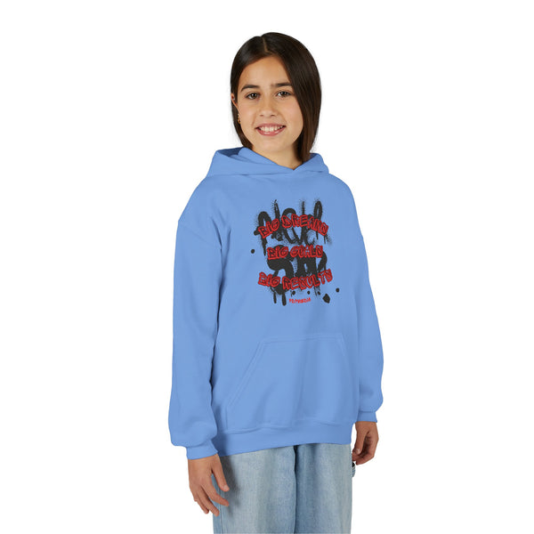Hustle Mode (Kids) Youth Heavy Blend Hooded Hoodie - Big Dreams