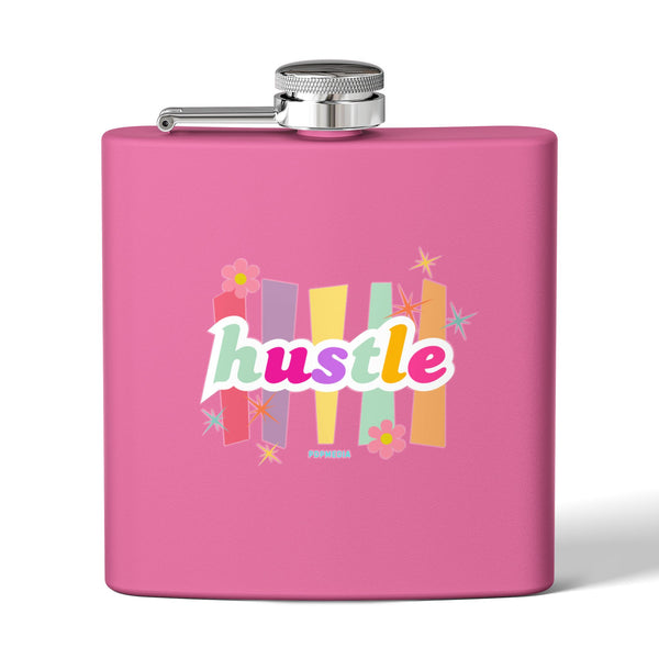 Flask, Hustle Mode - Stainless Steel 6oz (Pastel Hustle)