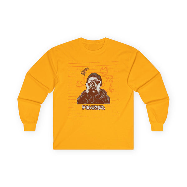 Hustle Mode Long Sleeve - Focused Yellow Crown