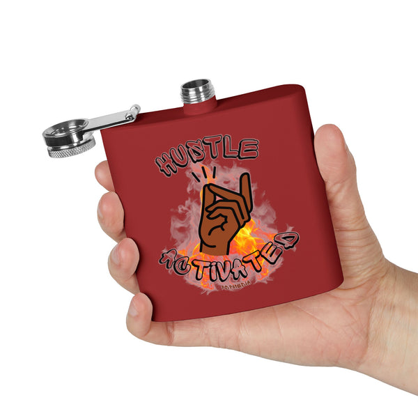Flask, Hustle Mode - Stainless Steel 6oz (Hustle Activated)