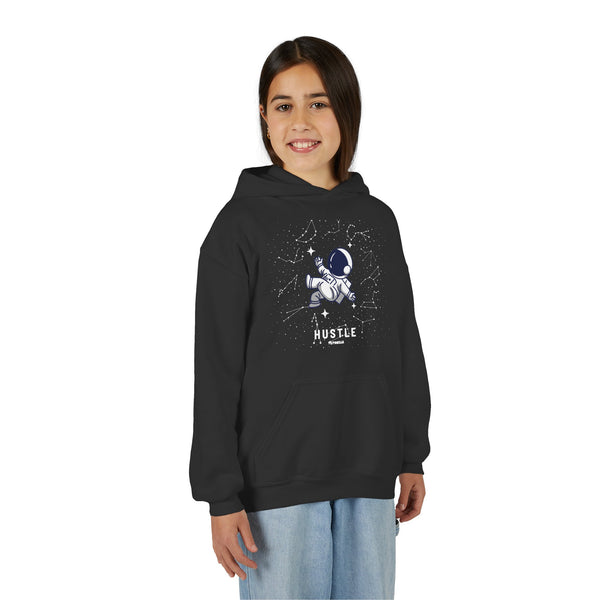 Hustle Mode (Kids) Youth Heavy Blend Hooded Hoodie - Astronaut