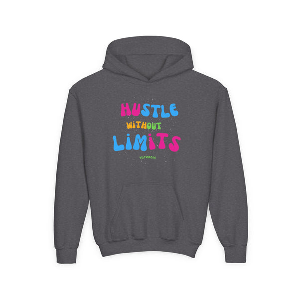 Hustle Mode Youth Heavy Blend Hooded Hoodie - Hustle Without Limits