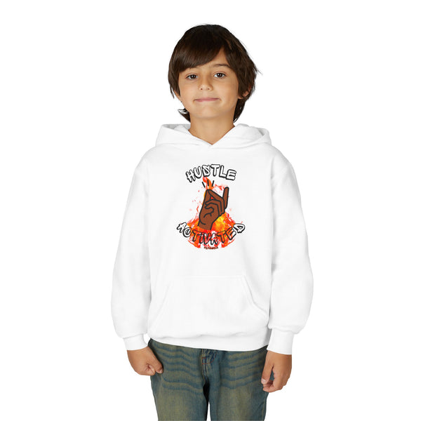 Hustle Mode (Kids) Youth Heavy Blend Hooded Hoodie - Activated