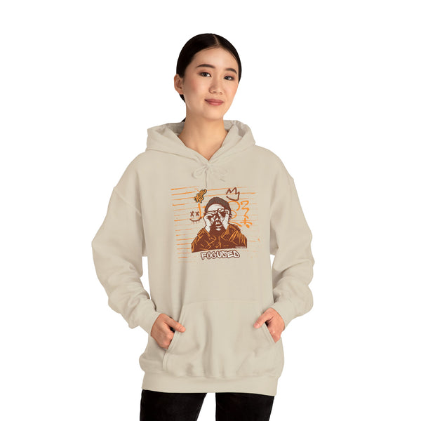 Hustle Mode Hoodie - Focused Brown Crown