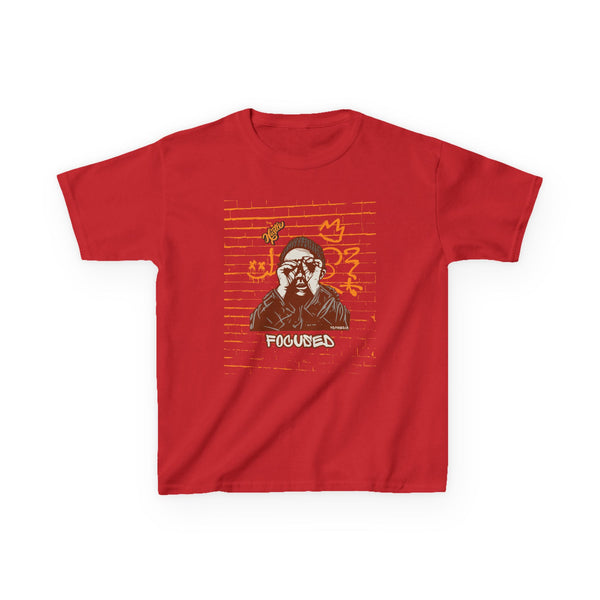Kids Hustle Mode Tee - Focused