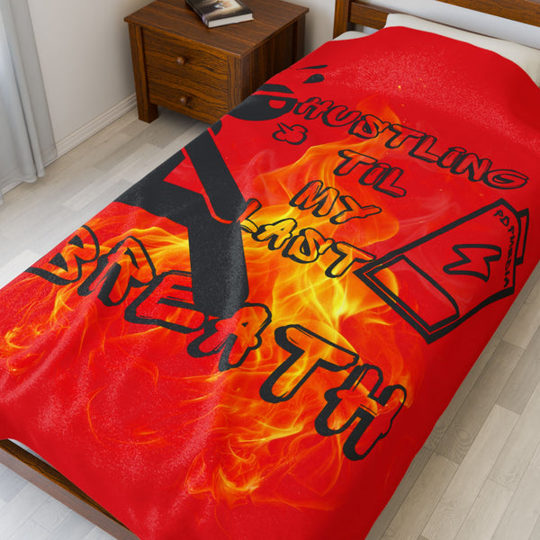 Hustle Mode Plush Blanket - Last Breath