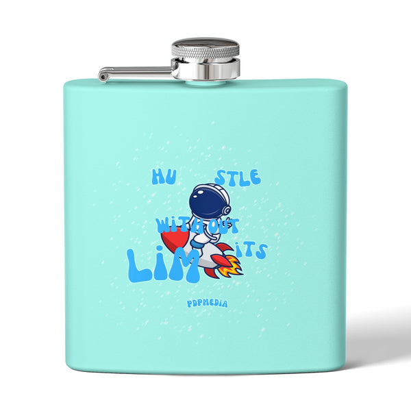 Flask, Hustle Mode - Stainless Steel 6oz (Hustle Without Limits)