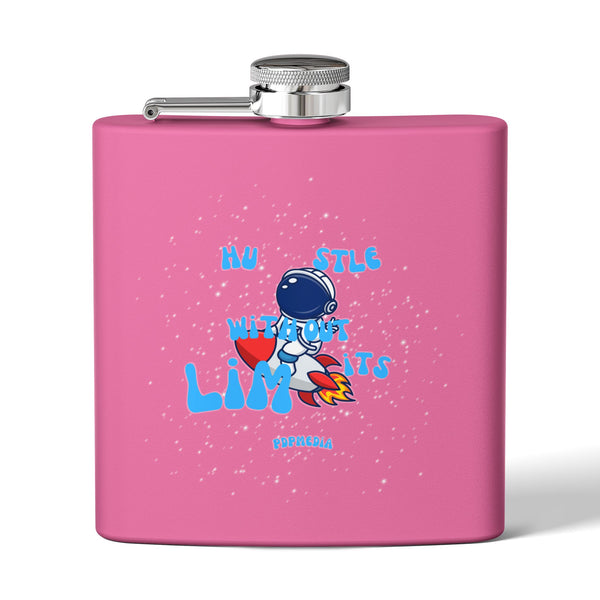 Flask, Hustle Mode - Stainless Steel 6oz (Hustle Without Limits)