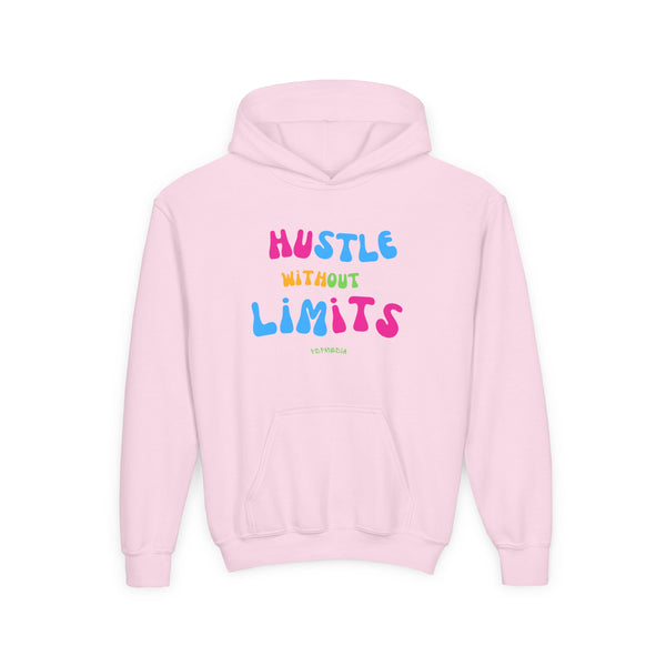 Hustle Mode Youth Heavy Blend Hooded Hoodie - Hustle Without Limits