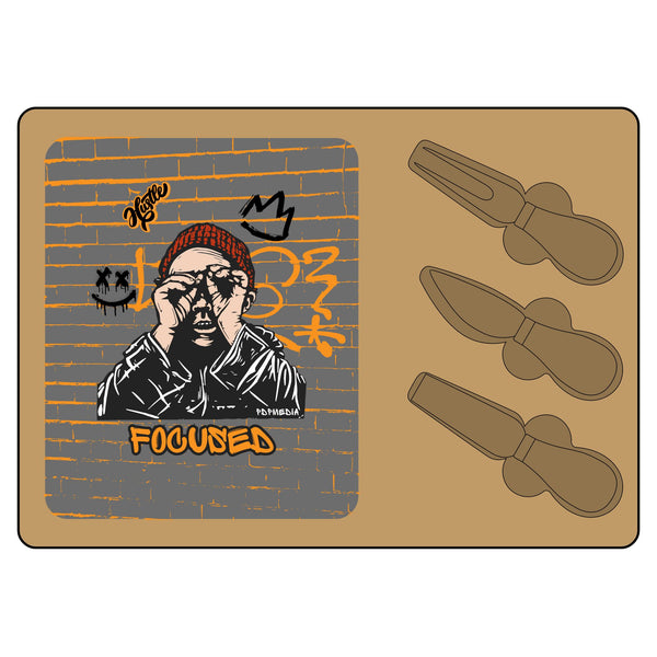 Charcuterie Board - Focused B (Engraving) - Hosting Experience Upgrade Acacia Wood Slate Cheese Lovers Entertaining Statement Piece