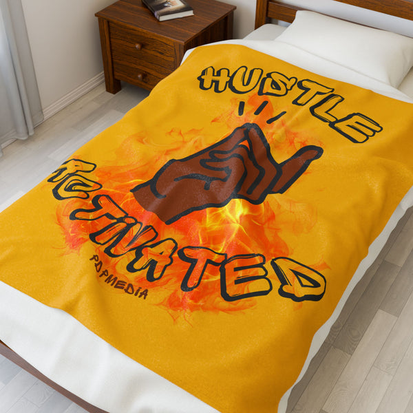 Hustle Mode Plush Blanket - Activated