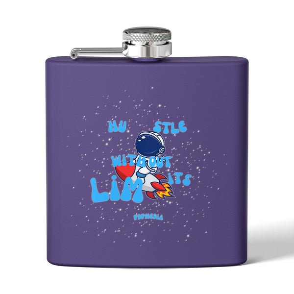 Flask, Hustle Mode - Stainless Steel 6oz (Hustle Without Limits)