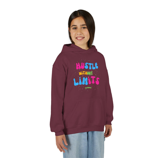 Hustle Mode Youth Heavy Blend Hooded Hoodie - Hustle Without Limits
