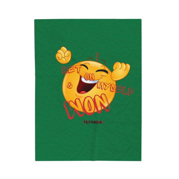 Hustle Mode Plush Blanket - I Won