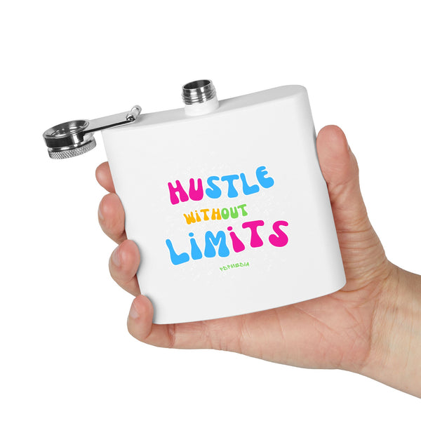 Flask, Hustle Mode - Stainless Steel 6oz (Without Limits)