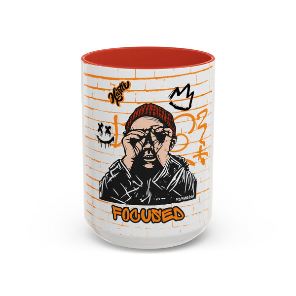 Hustle Mode Coffee Mug - Focused Black Crown (11, 15oz) (Gift)