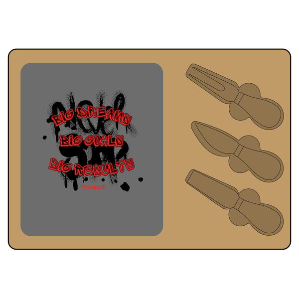Charcuterie Board - Big Dreams (Engraving) - Hosting Experience Upgrade Acacia Wood Slate Cheese Lovers Entertaining Statement Piece