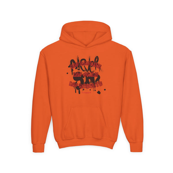Hustle Mode (Kids) Youth Heavy Blend Hooded Hoodie - Big Dreams